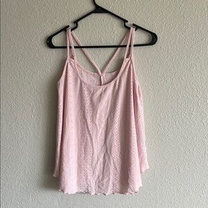 Pink Sleeveless Women's Top